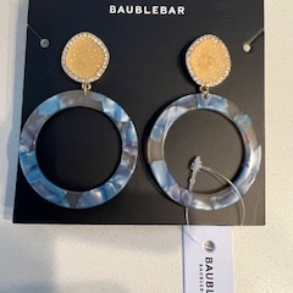 BAUBLEBR - Gold Tone Dangle Earrings